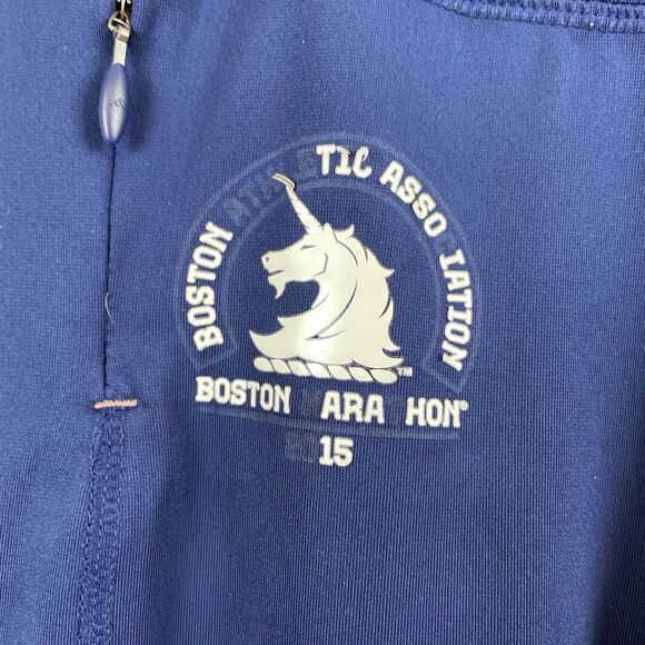 Women's Adidas 2015 Boston Marathon Blue Leggings Size X-Small - Picture 5 of 15